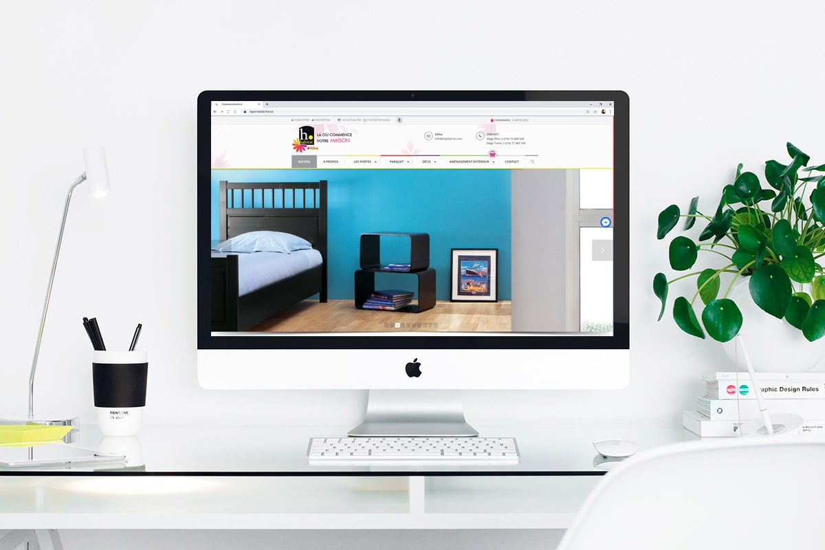 Création d&rsquo;un site web pour : Habitat