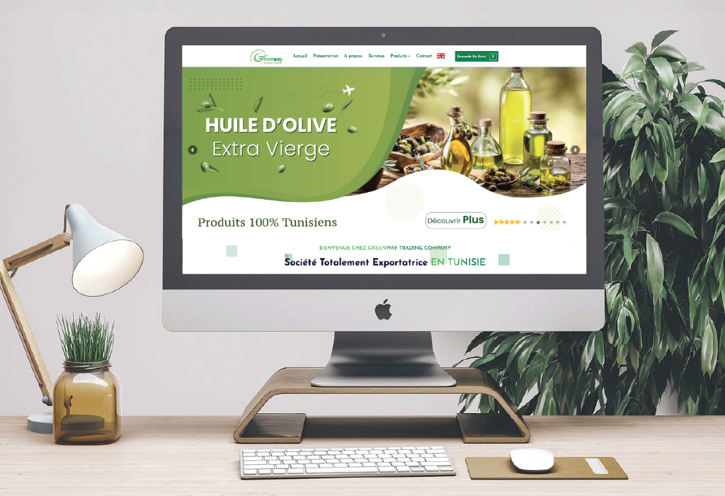 Création site web catalogue pour la société Greenway