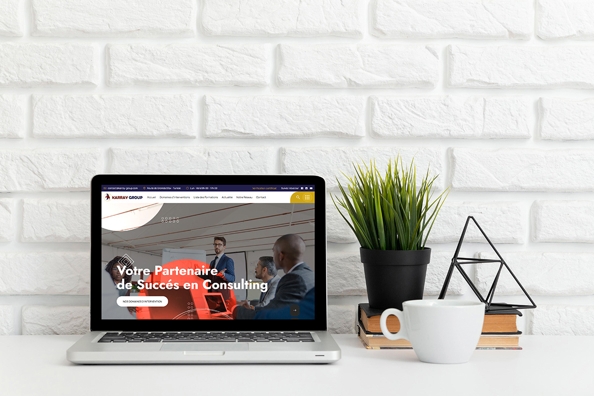 Création site web pour Karray Group